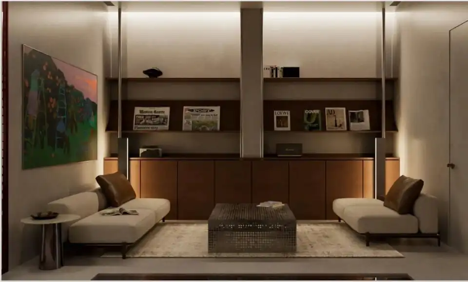 The executive lounge for informal hosting